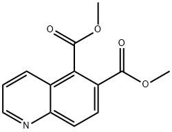 5,6-Quinolinedicarboxylic acid, 5,6-dimethyl ester Struktur