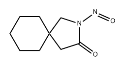 2-Azaspiro[4.5]decan-3-one, 2-nitroso- Struktur