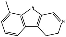 3H-Pyrido[3,4-b]indole, 4,9-dihydro-8-methyl- Struktur