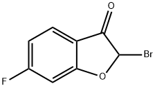 2-Bromo-6-fluorobenzo[b]furan-3(2H)-one Struktur