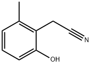 Benzeneacetonitrile, 2-hydroxy-6-methyl- Struktur