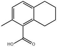 1-Naphthalenecarboxylic acid, 5,6,7,8-tetrahydro-2-methyl- Struktur