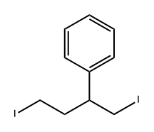 Benzene, [3-iodo-1-(iodomethyl)propyl]- Struktur