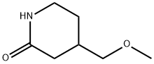 2-Piperidinone, 4-(methoxymethyl)- Struktur