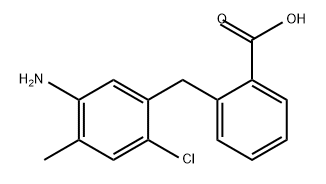 Benzoic acid, 2-[(5-amino-2-chloro-4-methylphenyl)methyl]-