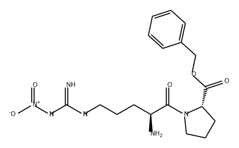 L-Proline, 1-[N5-[imino(nitroamino)methyl]-L-ornithyl]-, phenylmethyl ester (9CI)