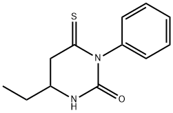 2(1H)?-?Pyrimidinone, 4-?ethyltetrahydro-?1-?phenyl-?6-?thioxo- Struktur