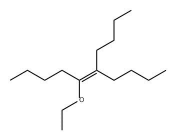 5-Decene, 5-butyl-6-ethoxy- Struktur