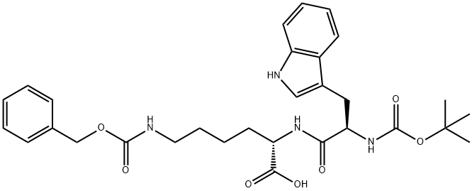 L-Lysine, N2-[N-[(1,1-dimethylethoxy)carbonyl]-D-tryptophyl]-N6-[(phenylmethoxy)carbonyl]- (9CI)