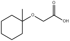 2-[(1-methylcyclohexyl)oxy]acetic acid Struktur