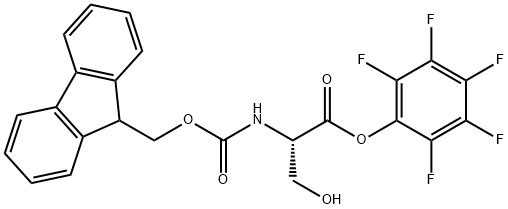 N-FMOC-L-SERINE PENTAFLUOROPHENYL ESTER) Struktur