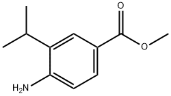 Benzoic acid, 4-amino-3-(1-methylethyl)-, methyl ester Struktur