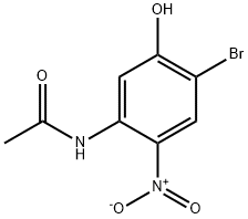 Acetamide, N-(4-bromo-5-hydroxy-2-nitrophenyl)- Struktur