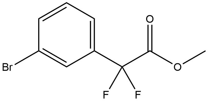 methyl (3-bromophenyl)(difluoro)acetate Struktur