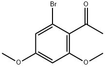 1-(2-bromo-4,6-dimethoxyphenyl)ethan-1-one Struktur