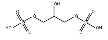 1,2,3-Propanetriol, 1,3-bis(hydrogen sulfate) Struktur