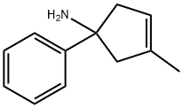 3-Methyl-1-phenylcyclopent-3-enamine Struktur