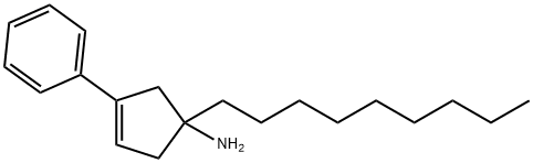 1-Nonyl-3-phenylcyclopent-3-enamine Struktur