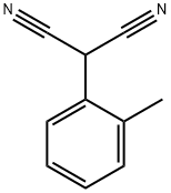 Propanedinitrile, 2-(2-methylphenyl)- Struktur