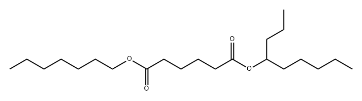 Hexanedioic acid, 1-heptyl 6-nonyl ester Struktur