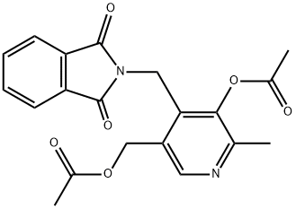 1H-Isoindole-1,3(2H)-dione, 2-[[3-(acetyloxy)-5-[(acetyloxy)methyl]-2-methyl-4-pyridinyl]methyl]-