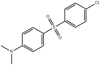 Benzenamine, 4-[(4-chlorophenyl)sulfonyl]-N,N-dimethyl- Struktur