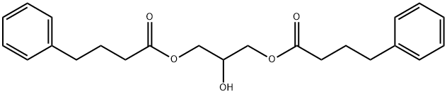 Benzenebutanoic acid, 2-hydroxy-1,3-propanediyl ester (9CI) Struktur