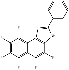 3H-Benz[e]indole, 4,5,6,7,8,9-hexafluoro-2-phenyl-