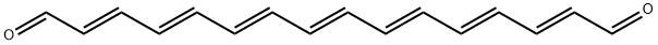 (2E,4E,6E,8E,10E,12E,14E)-2,4,6,8,10,12,14-Hexadecaheptenedial Struktur