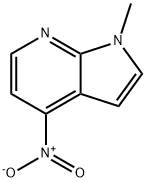 1H-Pyrrolo[2,3-b]pyridine, 1-methyl-4-nitro- Struktur