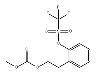 Methanesulfonic acid, 1,1,1-trifluoro-, 2-[2-[(methoxycarbonyl)oxy]ethyl]phenyl ester