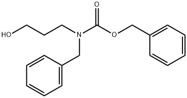 Carbamic acid, N-(3-hydroxypropyl)-N-(phenylmethyl)-, phenylmethyl ester Struktur