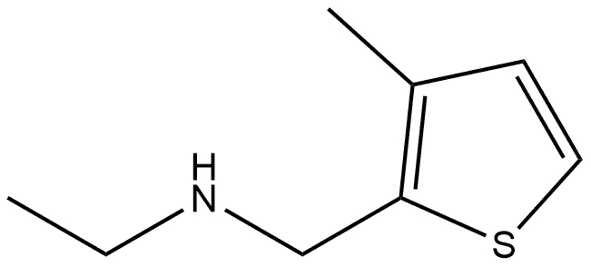 N-((3-methylthiophen-2-yl)methyl)ethanamine Struktur