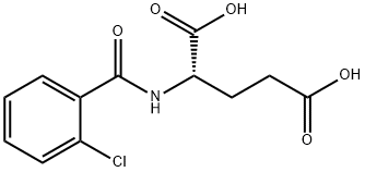 L-Glutamic acid, N-(2-chlorobenzoyl)- Struktur