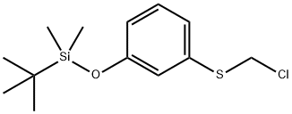 Benzene, 1-[(chloromethyl)thio]-3-[[(1,1-dimethylethyl)dimethylsilyl]oxy]-