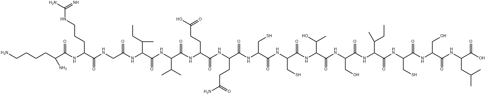 Insulin alpha-chain (1-13) Struktur