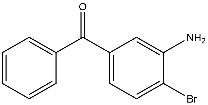 (3-Amino-4-bromophenyl)phenylmethanone Struktur