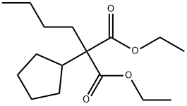 Propanedioic acid, 2-butyl-2-cyclopentyl-, 1,3-diethyl ester