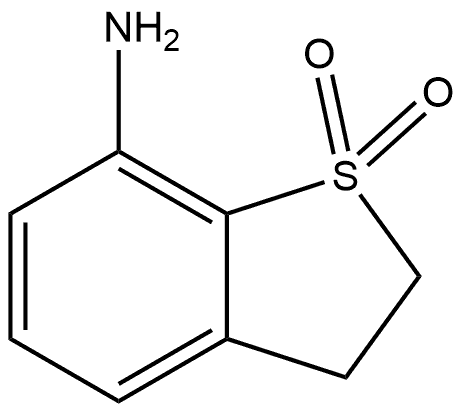 Benzo[b]thiophen-7-amine, 2,3-dihydro-, 1,1-dioxide Struktur