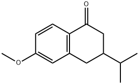 1(2H)-Naphthalenone, 3,4-dihydro-6-methoxy-3-(1-methylethyl)- Struktur