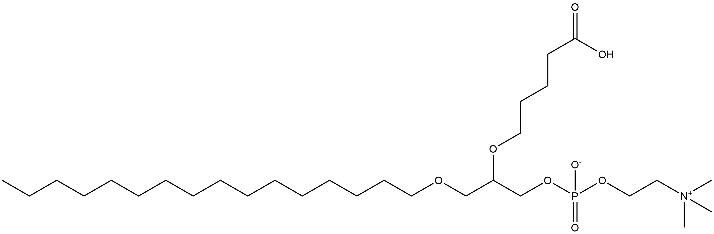 3,5,9-Trioxa-4-phosphapentacosan-1-aminium, 7-(4-carboxybutoxy)-4-hydroxy-N,N,N-trimethyl-, inner salt, 4-oxide Struktur