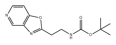 Carbamic acid, (2-oxazolo[4,5-c]pyridin-2-ylethyl)-, 1,1-dimethylethyl ester (9CI) Struktur