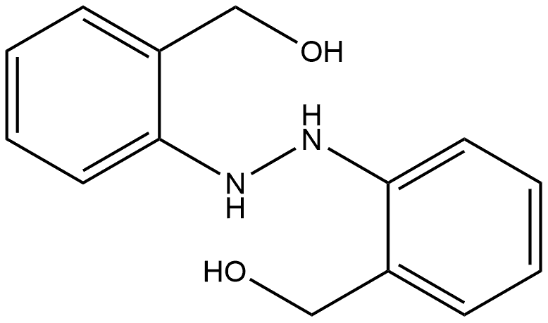 Benzyl alcohol, o,o′-hydrazobis- Struktur