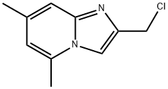 2-(chloromethyl)-5,7-dimethylimidazo[1,2-a]pyridine Struktur