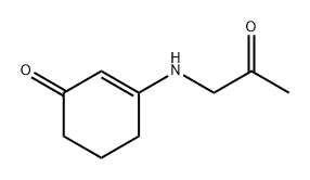 2-Cyclohexen-1-one, 3-[(2-oxopropyl)amino]- Struktur