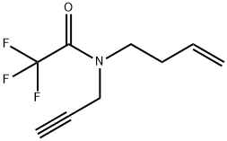 Acetamide, N-3-buten-1-yl-2,2,2-trifluoro-N-2-propyn-1-yl- Struktur