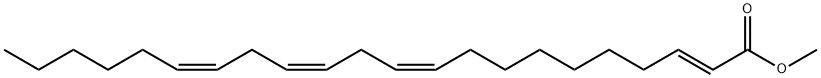 Methyl 2(E),10(Z),13(Z),16(Z)-Docosatetraenoate Struktur