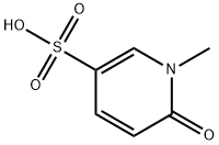 3-Pyridinesulfonic acid, 1,6-dihydro-1-methyl-6-oxo- Struktur