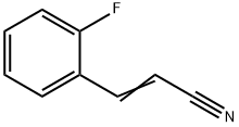 2-Propenenitrile, 3-(2-fluorophenyl)- Struktur