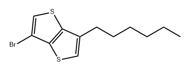 Thieno[3,2-b]thiophene, 3-bromo-6-hexyl- Struktur